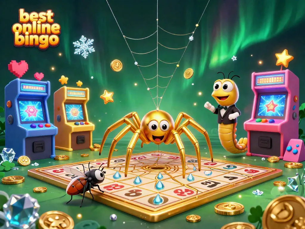 Experience the excitement of the best online bingo with a vibrant bingo scene featuring interactive characters.