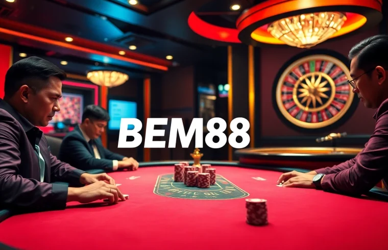 Experience the thrill of ĐĂNG KÝ BEM88 with our luxurious casino gaming atmosphere.